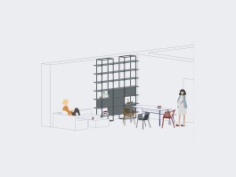 Diagram showing how the object contribute to the apartment's identity and spatial organization.